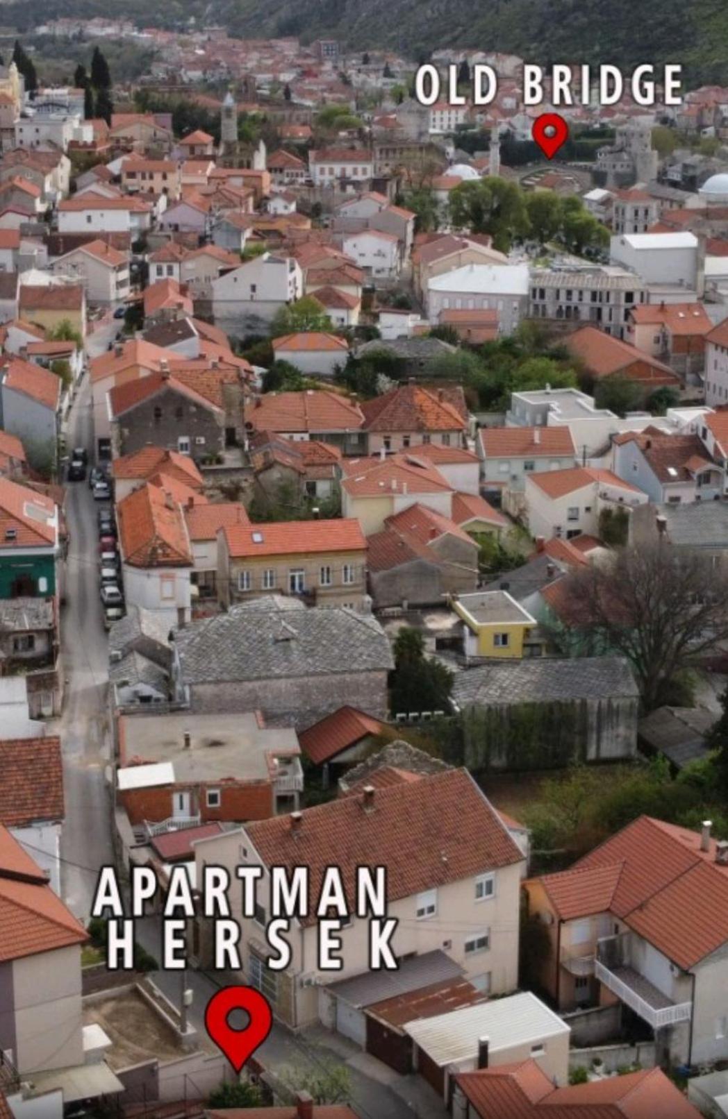 Apartman Hersek Mostar Esterno foto